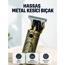 Nemere Ithalat Şarj Edilebilir Saç Sakal Kesme Makinesi 300 Dakika Kullanım 3 Taraklı