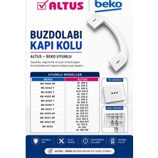 Öz Beyaz Eşya Beko - Bk 9399 Nf - Buzdolabı Kapı Kolu