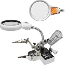 OEM MG16126AC1 Ledli Büyüteçli Bord Tutuculu Havya Standı