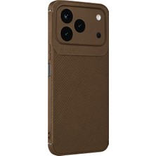 Ototechparca   Tecno Spark 50 4g Auto Focus Karbon Kapak - Kahverengi