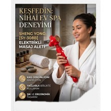 Gaman 3 Başlıklı Titreşimli Masaj Aleti Elektrikli-Pilli Vücut Masaj Aleti Her Bölgeye Uygun Omuz-Sırt-Bacak-Kol