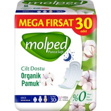 Molped Pure&soft Mega Fırsat Gece 30LU 2'li Ekonomik Paket