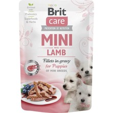 N&D Brit Care Sos Içinde Fileto Et Parçalı Kuzulu Mini Irk Yavru Köpek Konservesi 85 gr