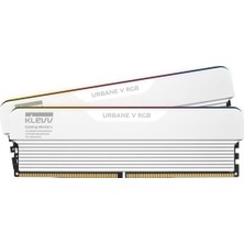 Klevv Urbane V Rgb 32GB (2X16GB) 6000MHZ CL28 Intel Xmp 3.0 – Amd Expo Ddr5 Heatsink Beyaz Ram (KD5AGUA80-60B280M)