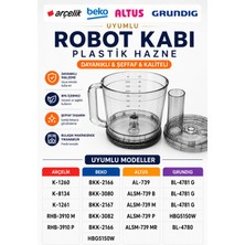 Öz Beyaz Eşya Altus ALSM-739 P Blender Plastik Hazne ve Kapak