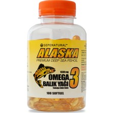 Sepe Natural Spn Alaska Omega 3 100 Softgel 1000 Mg Balık Yağı SEPE