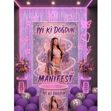 snowparty Manifest Dekor Perdeli Poster Doğum Günü Parti Malzemeleri Süsleri Seti Hll