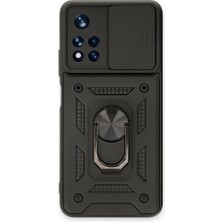 MobaxAksesuar Xiaomi Redmi Note 11T Kılıf Kamera Korumalı Zırh Tank Sürgülü Vega Kapak
