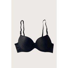 L'ombre Mikro Kumaş Push Up Dolgulu Balenli Günlük Tek Destekli Sütyen