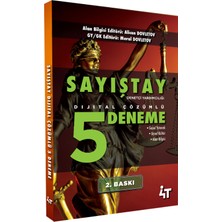4T Yayınevi Sayıştay Dijital Çözümlü 5 Deneme 2. Baskı