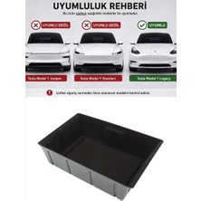 Li Parts Tesla Model Y Koltuk Altı Düzenleyici-Juniper Uyumsuz