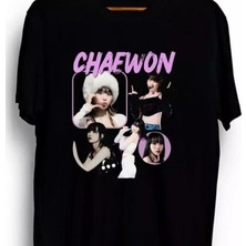 BarsDepo Kim Chaewon Le Sserafim Kpop Baskılı Tişört, Premıum Kalite Unisex Çocuk / Yetişkin