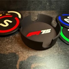 Belirtilmemiş Formula 1 Sert, Orta, Yumuşak, Ara ve Yağmur Lastiği Tasarımlı Bardak Altlığı Seti – 5 Parça