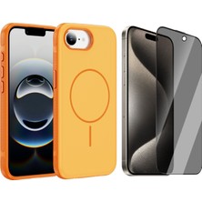 Vendas iPhone 17E Uyumlu M-Safe Şarj Destekli Premium Neksa Silikon Kapak + Hayalet Ekran Koruyucu