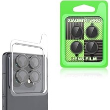Canarino Xiaomi ile Uyumlu 14T Pro Cl-07 Kamera Lens Koruyucu Siyah