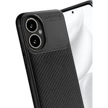 Canarino Honor 400 ile Uyumlu Silikon Kılıf Tpu Negro Silikon Ultra Slim Fit Kılıf Ile Uyumlu Karbon Delux Kılıf Siyah