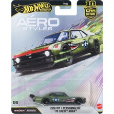 Disney Cars Hot Wheels Premium Car Culture Aero Styles  Custom Personnalıse ’70 Chevy Nova  FPY86 JKF37