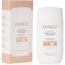 Canarino Sinoz SPF50 Tinted Sıvı Yüz Güneş Kremi - Yeni Nesil Güneş Filtreleri ile Hibrit Formül 50ML