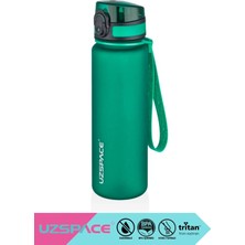 Uzspace 500ML-650ML-800ML-1000ML Klasik Soft-Touch Serisi Askılı Akıtmaz Tritan Su Matarası