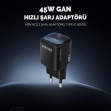 Canarino 45W Gan Hızlı Şarj Adaptörü, Hızlı Şarj Başlığı, Akım Korumalı Güç Adaptörü, Güçlü Performans, Şarj Başlığı, Aşırı Gerilim, Kısa Devre, Isınma ve Akım Koruması, Gelişmiş Güvenlik ve Geniş Uyumluluk