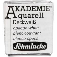 Canarino Akademie Aquarell Yarım Tablet Sulu Boya 111 Opaque White