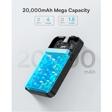 Canarino Enerfill FM41 Mini Manyetik Powerbank 20.000 Mah 20W - Siyah (C'den C'ye 20V/3A 30CM Siyah Kablolu)