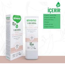 Canarino SIVENO%100 Doğal Yüz Güneş Kremi Renkli Ton Eşitleyici Leke Karşıtı Uva Uvb Spf 50+ 30 ml