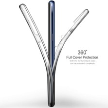 Canarino Xiaomi Redmi Note 9 360 Kılıf Şeffaf Ön Arka Silikon Kmp ile Uyumlu