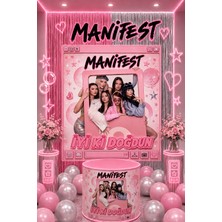 snowparty Manifest Dekor Perdeli Poster Doğum Günü Parti Malzemeleri Süsleri Seti P-G