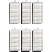 YFS Anker Ile Uyumlu Eufy Robovac 11S, 11S Plus, 12, 15C, 15T, 25C, 30, 30C, 35C Robot Süpürge Hepa Filtre 6 Adet