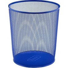 Canarino 854 10 Lt Metal Tam Perforeli Lacivert Çöp Kovası