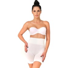 L'ombre Beyaz Düşük Bel Double Pantalon Korse