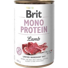 Brit Care Mono Protein Köpekler Için Kuzu Etli Yaş Mama 400 gr