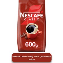 Nescafe Classic 600G  %100 Çözünebilir Kahve