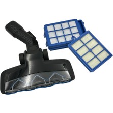 YFS Philips Ile Uyumlu XB9185 FC9932 FC9934 Marathon Ultimate Triactive Advance Emici Başlık ve Hepa Filtre Seti
