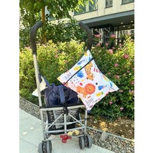Canarino Yorni 2 Adet Sıvı Geçirmeyen Çok Amaçlı Çanta, 30 x 35 cm Jungle ve 37 x 30 cm Summer Desen, Yıkanabilir, Ekonomik Set