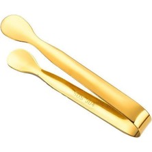 Canarino 304 Çelik Mini Gold 11 Cm. Buz ve Şeker Maşası CIN624SR