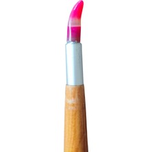 Sanathobi Akik Mühre Karga Burun, Zer Mühre, Pembe Renk, Gürgen Ağacı Sap, Tezhip, Minyatür, Parlatma-No:34