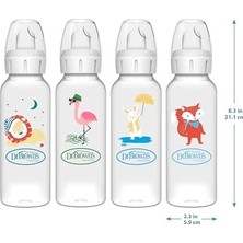 Canarino 8 OZ/250 ml Pp Dar Ağız + Sippy Biberon Bardak, Flamingo, Tekli Paket