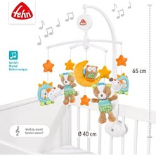 Canarino Fehn Müzik Mobil Orman - Orman Hayvanları ile Bebek Uyku Yardımı - Bebek Mobil Müzik Kutusu Melodi - 0-5 Ay Arası Bebekler Için Müzik Mobil Bebek Yatağı Oyuncak