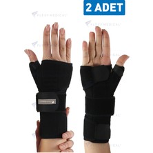 Flexy Medical Başparmak Destekli El Bilek Ateli Ayarlanabilir Bileklik El Bileği Desteği Sağ Sol Uyumlu Bilek Bandajı Konforlu Kullanım Başparmak Sabitleyici Günlük Spor Kullanımı