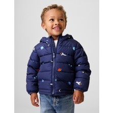 Gap Erkek Bebek Koyu Mavi Puffer Şişme Mont