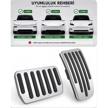 Li Parts Tesla Model Y Juniper, Legacy, Standart & Model 3 Uyumlu Performans Pedal Seti