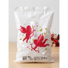 Omeyva El Geçme Baskılı Blok Poşet Torba - No : 3 - 30X50 Cm. - Beyaz - 1000 Adet