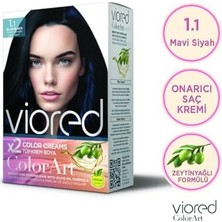 Canarino Set Saç Boyası 1.1 Mavi Siyah