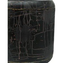 Odea Büyük Metal Saksı - 39X35 cm