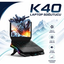 Rey Point Coolcold K40 Laptop Soğutucu 6 Fanlı 17 Inç Uyumlu