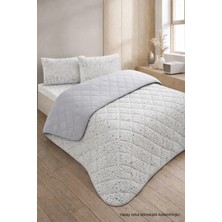 Ely Parker Çift Kişilik Pike Çift Taraflı Kapitone Pike ve Yatak Örtüsü Takımı – 200X230 cm Desenli (Çarşafsız)