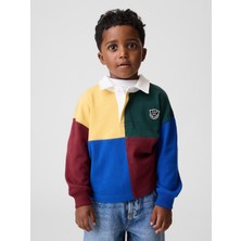 Gap Erkek Bebek Çok Renkli Colorblock Rugby Polo Gömlek