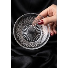 Decostyle Sık Baklava  Kristalize  Dekorlu Çay Tabağı Özel Yapım El Yapımı
